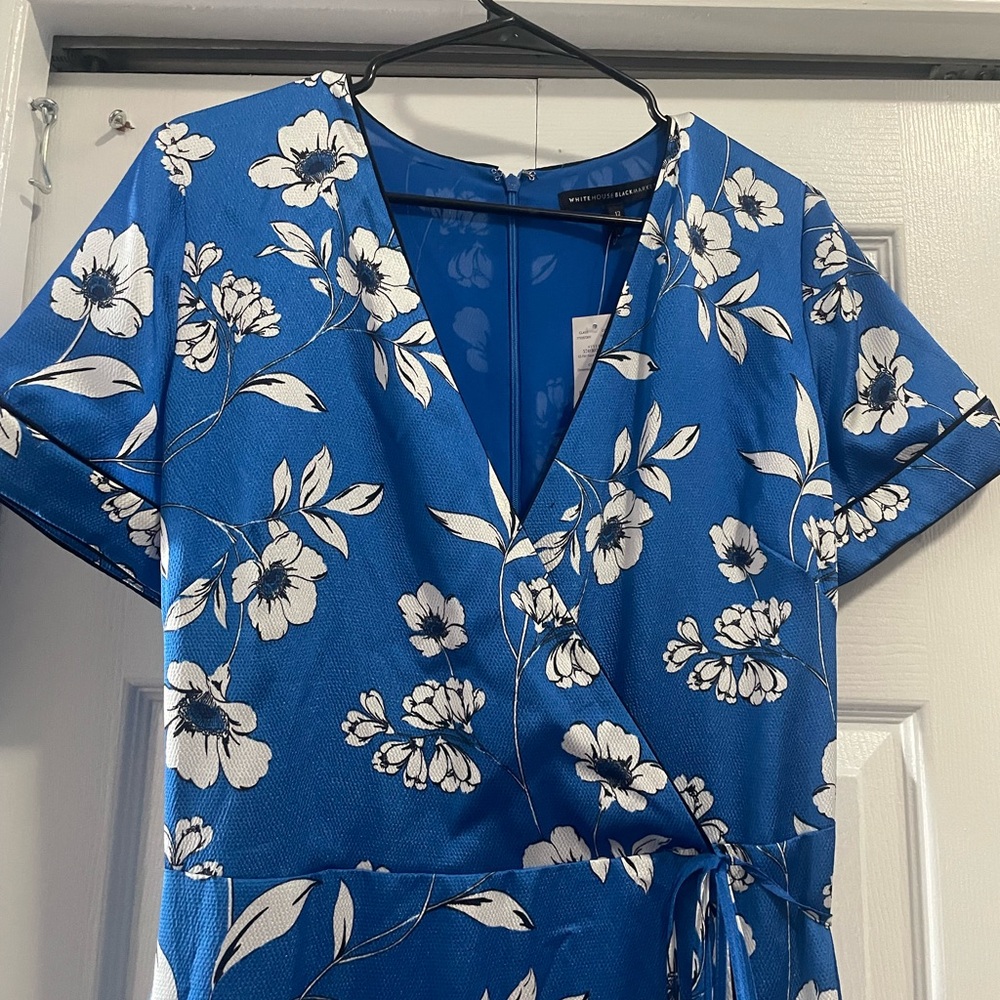 WHBM MIDI WRAP DRESS